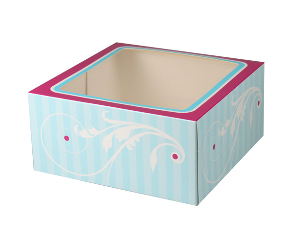 White Cardboard Cake Box - 7''High x 9'' Square - Box of 100 - Potomac  Floral Wholesale
