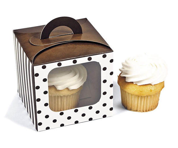 single cupcake box template