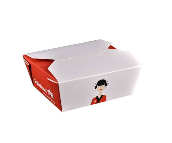 Chinese Takeout Boxes - Red