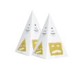 Customized White Pyramid Boxes